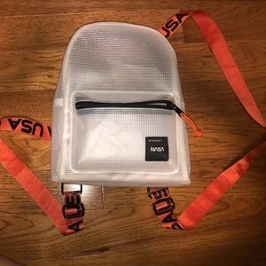 Transparent Forever 21 NASA Backpack